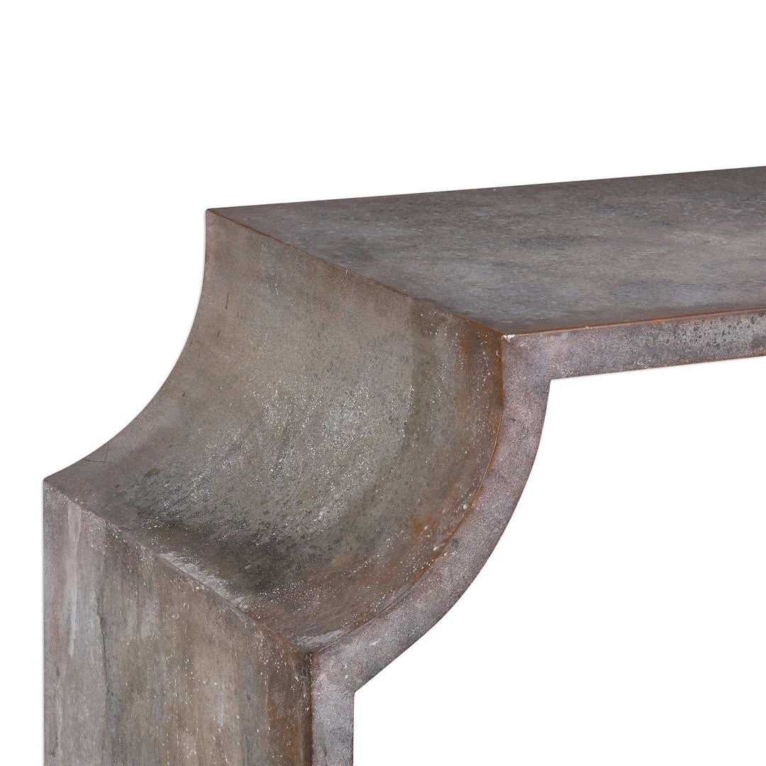 Uttermost Agathon Stone Gray Console Table 4 Uttermost Agathon Stone Gray Console Table