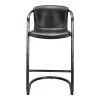 Moe's Home Collection Stools Freeman Barstool Onyx Black Leather -m2 2 Moe's Home Collection Stools Freeman Barstool Onyx Black Leather -m2
