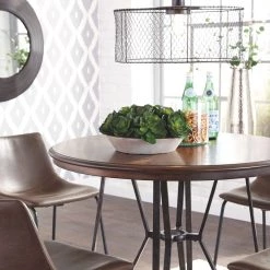 Ashley Furniture Centiar - Dark Brown - Round Drm Counter Table Tables 14 Ashley Furniture Centiar - Dark Brown - Round Drm Counter Table Tables