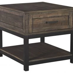 Ashley Furniture Johurst - Grayish Brown - Rectangular End Table Tables