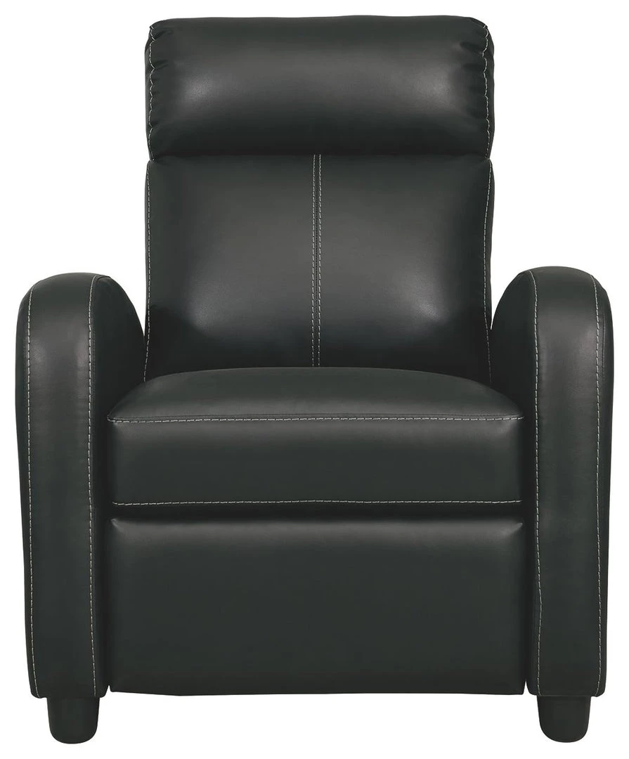 Ashley Furniture Reclining Furniture Declo - Black - Low Leg Recliner 8 Ashley Furniture Reclining Furniture Declo - Black - Low Leg Recliner