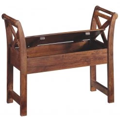 Ashley Furniture Abbonto - Warm Brown - Accent Bench Benches