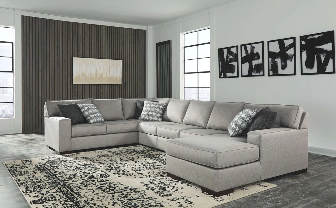 Benchcraft® Sectionals Marsing Nuvella - Sleeper Sectional With Chaise 4 Benchcraft® Sectionals Marsing Nuvella - Sleeper Sectional With Chaise