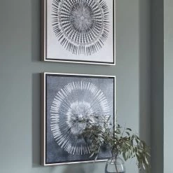 Ashley Furniture Monterey - Blue/white - Wall Art Set (2/cn) Accessories
