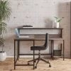 Signature Design By Ashley® Arlenbry - Gray - L-Desk With Storage, Bookcase, Swivel Desk Chair Home Office Sets