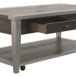 Ashley Furniture Branbury - Grayish Brown - Rectangular Cocktail Table Tables