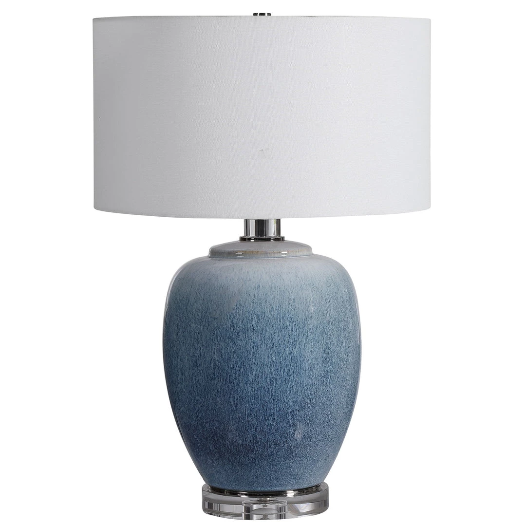 Uttermost Blue Waters Ceramic Table Lamp 8 Uttermost Blue Waters Ceramic Table Lamp