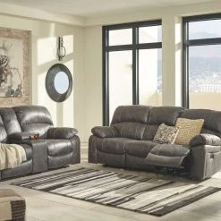 Ashley Furniture Dunwell - Double Stuffed Armrests - Power Reclining Loveseats