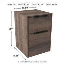 Ashley Furniture Arlenbry - Gray - File Cabinet Cabinets