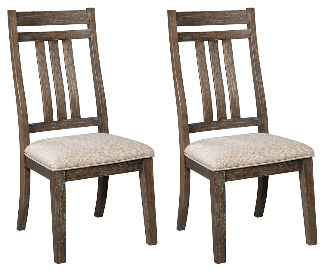 Ashley Furniture Wyndahl - Rustic Brown - Dining Uph Side Chair (2/cn) - Slatback Chairs 3 Ashley Furniture Wyndahl - Rustic Brown - Dining Uph Side Chair (2/cn) - Slatback Chairs