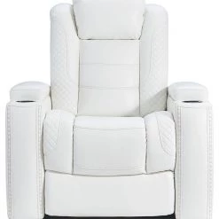 Signature Design By Ashley® Party - White - Pwr Recliner/adj Headrest Chairs