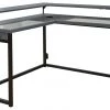 Signature Design By Ashley® Desks Lynxtyn - Black / Gray - L-desk