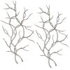 Accessories Uttermost Silver Branches Wall Art S/2 2 Accessories Uttermost Silver Branches Wall Art S/2