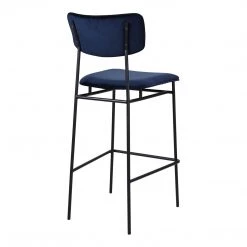 Moe's Home Collection Stools Sailor Barstool Blue