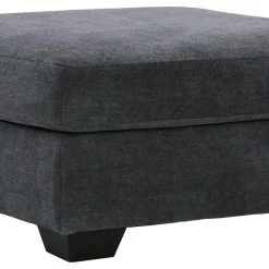 Ashley® Ambrielle - Gunmetal - Oversized Accent Ottoman
