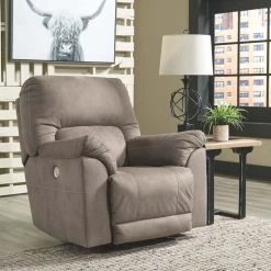 Ashley Furniture Cavalcade - Slate - Power Rocker Recliner Reclining Furniture