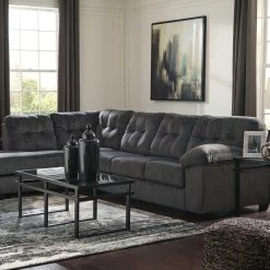 Signature Design By Ashley® Accrington - Sleeper Sectional With Chaise Sectionals