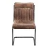 Moe's Home Collection Ansel Dining Chair Grazed Brown Leather-m2