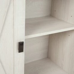 Ashley Furniture Cabinets Turnley - Distressed White - Accent Cabinet
