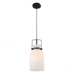 Accessories Uttermost Lansing White 1 Light Mini Pendant