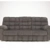 Ashley Furniture Acieona - Slate - Rec Sofa W/drop Down Table 1 Ashley Furniture Acieona - Slate - Rec Sofa W/drop Down Table