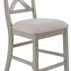 Ashley Furniture Stools Parellen - Gray - Upholstered Barstool (2/cn)