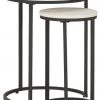 Ashley Furniture Tables Briarsboro - White/black - Accent Table (2/cn)