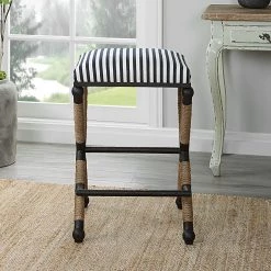 Uttermost Braddock Backless Counter Stool Stools 20 Uttermost Braddock Backless Counter Stool Stools