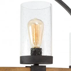 Accessories Uttermost Atwood 8 Light Wagon Wheel Pendant