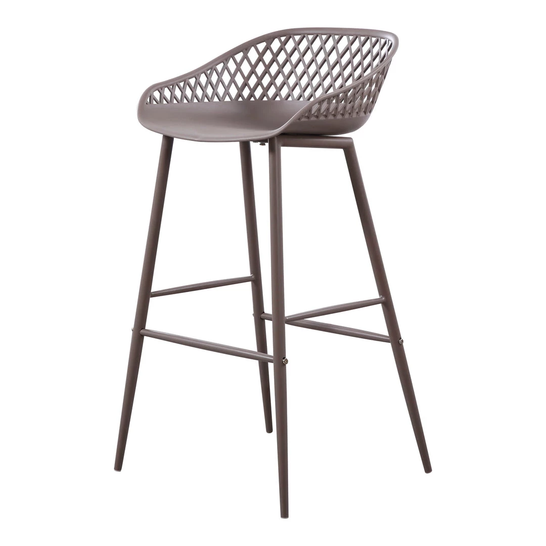 Moe's Home Collection Stools Piazza Outdoor Barstool Grey-m2 4 Moe's Home Collection Stools Piazza Outdoor Barstool Grey-m2