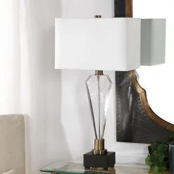 Uttermost Cora Geometric Crystal Table Lamp 13 Uttermost Cora Geometric Crystal Table Lamp