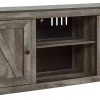 Ashley Furniture Wynnlow - Crossbuck - LG TV Stand W/Fireplace Option