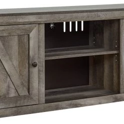 Ashley Furniture Wynnlow - Crossbuck - LG TV Stand W/Fireplace Option