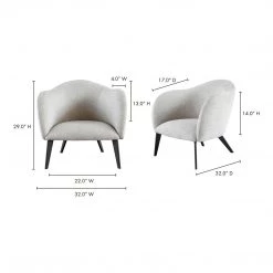 Moe's Home Collection Nuvo Chair Sand Chairs