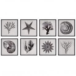 Uttermost Sea Living Framed Prints, S/8