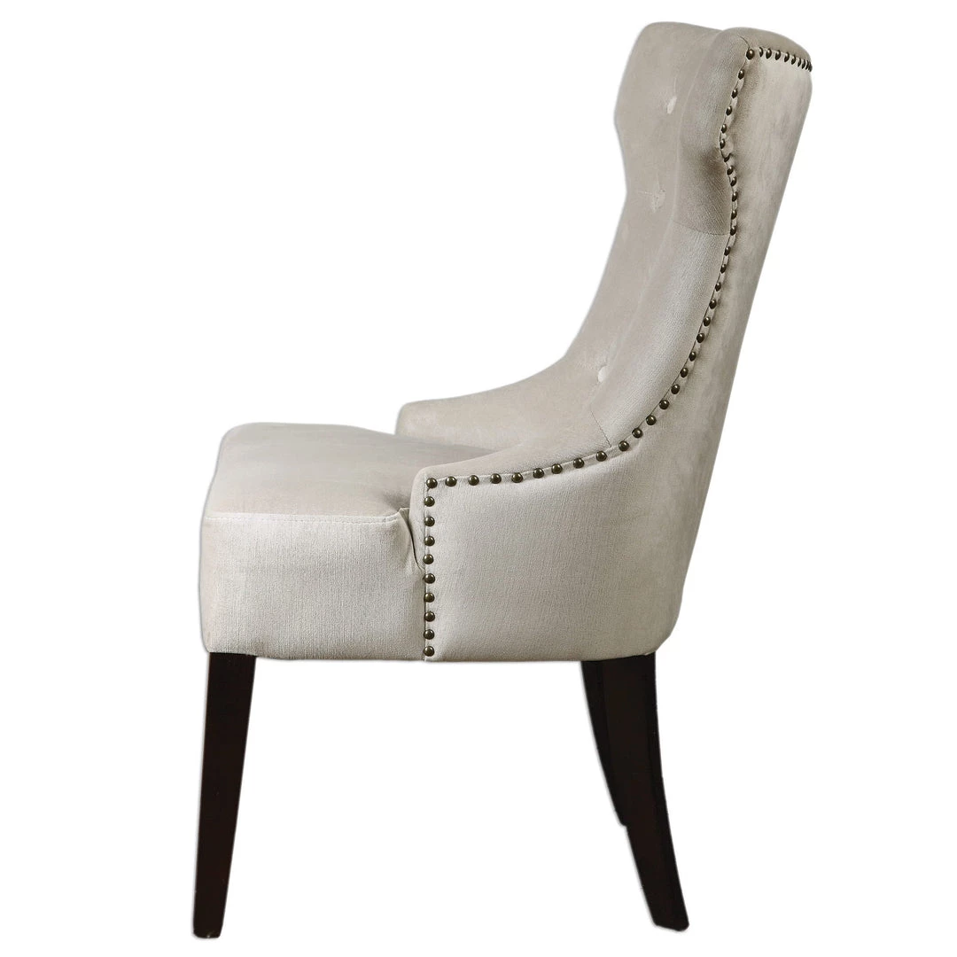 Uttermost Arlette Tufted Wing Chair 5 Uttermost Arlette Tufted Wing Chair