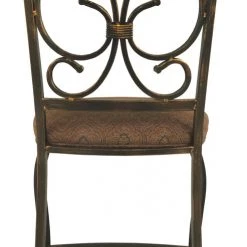 Ashley Furniture Glambrey - Dark Brown - Upholstered Barstool (4/cn) Stools