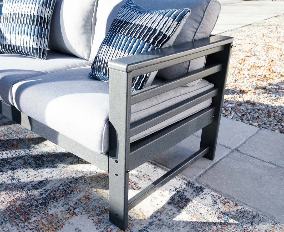 Signature Design By Ashley® Outdoor Sets Amora - Charcoal Gray - 6 Pc. - Lounge Set 9 Signature Design By Ashley® Outdoor Sets Amora - Charcoal Gray - 6 Pc. - Lounge Set