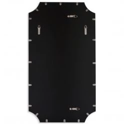 Uttermost Lennox Nickel Scalloped Corner Mirror