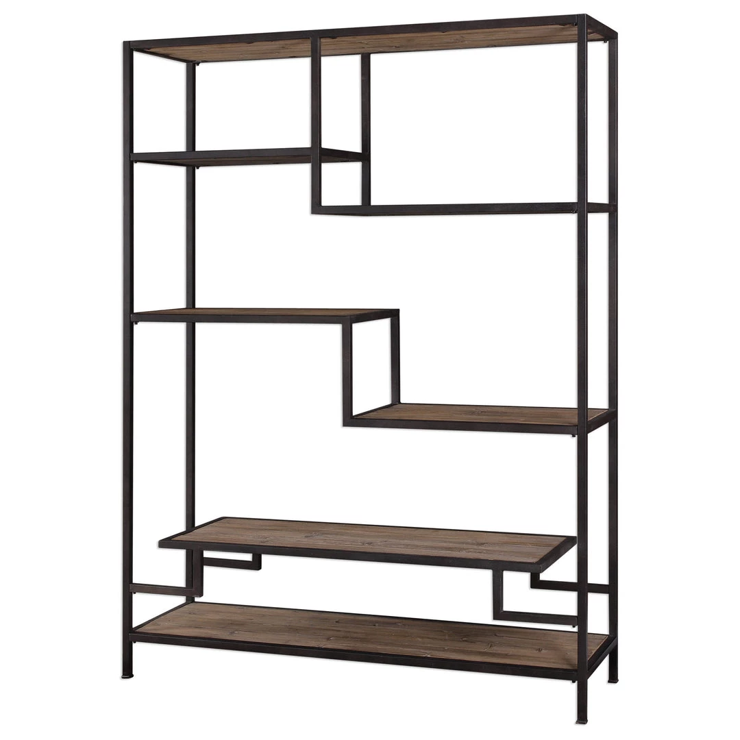 Uttermost Sherwin Industrial Etagere Bookcases 7 Uttermost Sherwin Industrial Etagere Bookcases