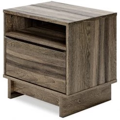 Signature Design By Ashley® Shallifer - Brown - One Drawer Night Stand Nightstands