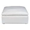 Moe's Home Collection Terra Condo Ottoman Livesmart Fabric Cream