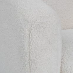 Uttermost Teddy White Shearling Accent Chair Chairs