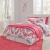 Signature Design By Ashley® Beds Anarasia - White - Full Sleigh Headboard With Bolt On Bed Frame