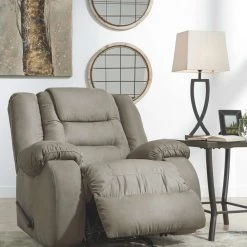 Ashley Furniture Reclining Furniture Mccade - Cobblestone - Rocker Recliner