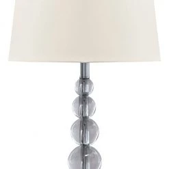 Ashley Furniture Accessories Joaquin - Clear/silver Finish - Crystal Table Lamp (2/cn)
