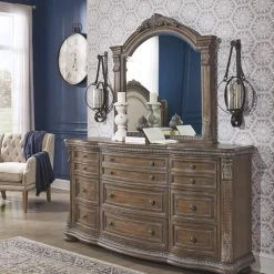 Ashley Furniture Dressers Charmond - Ultimate Best In Class Dresser, Mirror