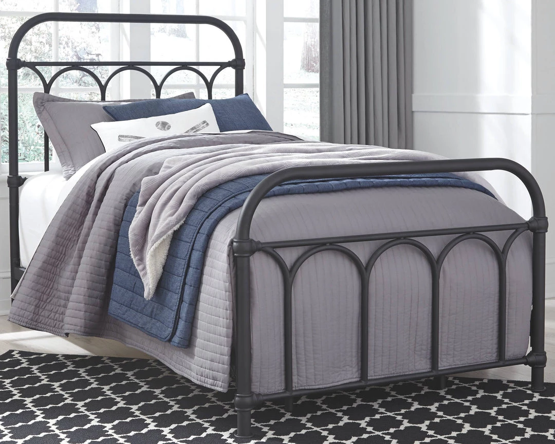 Ashley Furniture Nashburg - Patterned - Metal HDBD/FTBD/Rails 4 Ashley Furniture Nashburg - Patterned - Metal HDBD/FTBD/Rails