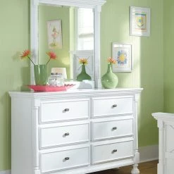 Signature Design By Ashley® Kaslyn - Best In Class - Dresser, Mirror, Panel Headboard