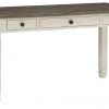 Ashley Furniture Desks Bolanburg - Antique White / Brown - Home Office Desk 1 Ashley Furniture Desks Bolanburg - Antique White / Brown - Home Office Desk